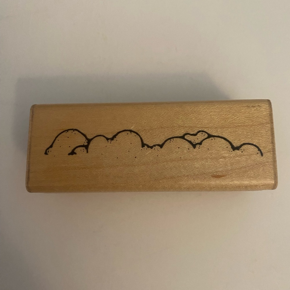 DOTS K110 Sand or Snow rubber stamp